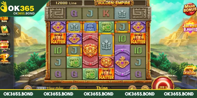 Khám phá game siêu hot nổ hũ Jili OK365 thu hút người chơi 3 Golden Empire - Top game slot được yêu thích tại Jili